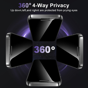 Protection d'écran de confidentialité à couverture intégrale 360° pour <span class=keywords><strong>iPhone</strong></span> 17 16 15 14 13 12 Pro Max - Product Image 5