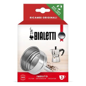 Cafetera Imbuto 3 Tazas MOKA EXPRESS Aluminio 0800133 - Product Image 1