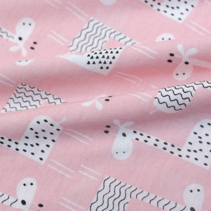 Langka dinosaure de dessin animé personnalisé de qualité supérieure mignon imprimé 100% coton jersey simple 130 160 190 gsm tissu tricoté lot de stockage - Product Image 2