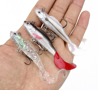 SKM Grosir Alat Pancing Air Tawar Murah Umpan Lunak PVC 9.5g/9CM untuk Ikan Trout & Hiu dengan Timbal di Dalamnya untuk Sungai dan Danau