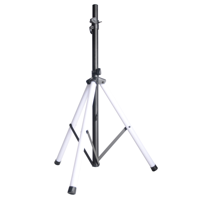 Accuracy Pro Audio SPS018L Heavy Duty Adjustable Height Tripod Metal Speaker Stand With Sound Control LED Light