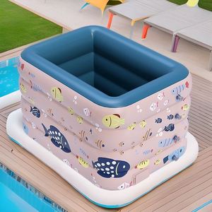 สระน้ำเป่าลมสำหรับเด็ก วัสดุ PVC ใช้ได้ทั้งในบ้านและนอกบ้าน สำหรับอาบน้ำเด็ก ใช้ในบ้านหรือกลางแจ้ง - Product Image 1