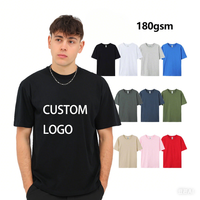 T-shirts de luxe basiques à col rond pour femmes et hommes, grande taille, en coton de haute qualité
