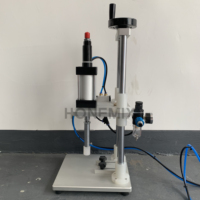 Machine pneumatique de pressage de collier de bouteille en verre de parfum de bureau Hone
