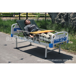Jiaxin Nursing <b>Bed</b> 1950*900*530 Single Crank With Guardrail <b>For</b> Elderly Patients - Product Image 5