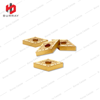 Dnmg1504 DNMG150404-MM 55deg Rhombic Insert untuk Pemotongan Semi-finishing pada Baja dengan Lapisan CVD