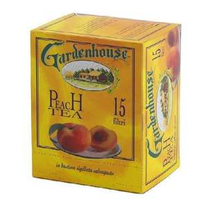 GARDENHOUSE the PESCA 15FX12 Caja de Infusores de Té con Sabor a Melocotón Premium con 15 Litros de Prontofoods Spa Hecho en Italia - Product Image 1