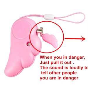 Tự Quốc Phòng Báo Động 90dB Cô Gái Phụ Nữ An Ninh Bảo Vệ Cảnh Báo An Toàn Cá Nhân Scream Loud Keychain Báo Động Khẩn Cấp Cho Trẻ Em Người Cao Tuổi - Product Image 3