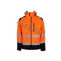 Manteau de sécurité réfléchissant haute visibilité personnalisé ANSI classe 3 vêtements de travail haute visibilité hiver extérieur imperméable vestes haute visibilité