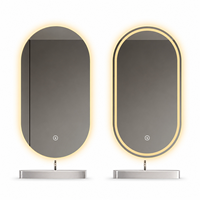 Miroir de salle de bain intelligent sans cadre en gros, LED spectrale, réglable de 3000/6000K, personnalisable avec prises multi-pays