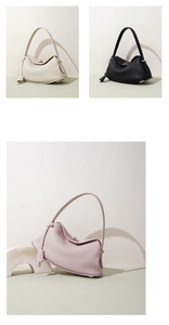 2026 New <strong>Design</strong> Genuine Leather Women's Handbags High Quality Cowhide Ladies Shoulder Bags Underarm Bags Luxury Handbags - Product Image 4