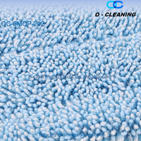 Tampon à récurer de remplacement pour vadrouille à velcro en microfibre réutilisable pour la maison, recharge de nettoyage pour vadrouille à poussière humide/sèche