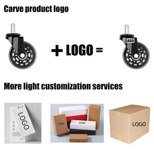 Chaise de bureau <span class=keywords><strong>roues</strong></span> de remplacement PU chaise de bureau roulette roue rouleau lame meubles roulettes <span class=keywords><strong>roues</strong></span> - Product Image 6