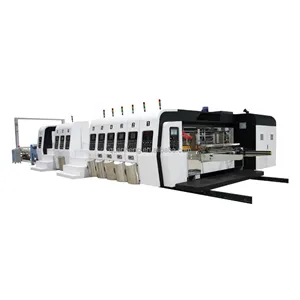 Automatic High Quality printing corrugated carton box flexo printer slotter die cutter machine