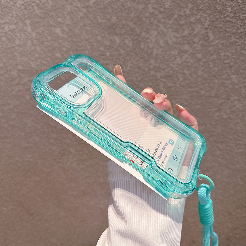 Clear mint green