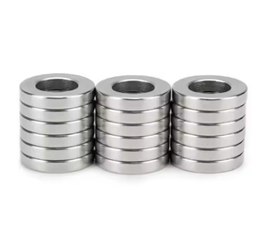 Imán de neodimio magnetizado diametralmente radial personalizado N35 N52 grado toroidal grande para uso industrial NDfeb - Product Image 6