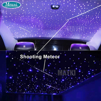 288 pièces fibre optique étoile filante RGB douche météore lumière Starlight tête d'affiche Kit étoile filante