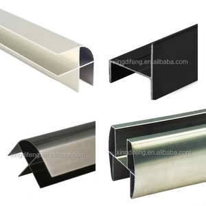 Ép đùn nhôm hồ sơ cho nhà vệ sinh phân vùng phần cứng đầu đường ray và cửa ra vào phụ kiện - Product Image 3