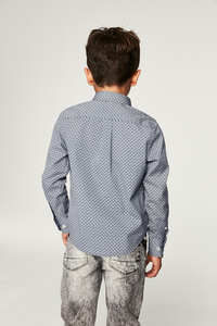 Camisas de manga larga informales marrones con botón y cuello de vestido cómodo de nuevo diseño de primera calidad para chico - Product Image 4