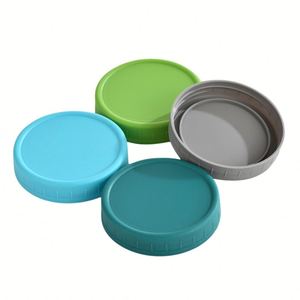 Wholesale Thickened Leakproof Canning Lids 70mm 86mm Colored <b>Plastic</b> <b>Mason</b> <b>Jar</b> Lids Wide Regular Mouth Storage Caps for Canning - Product Image 3