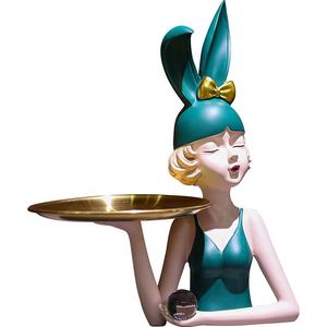 Sculpture de femme de Style européen, magnifique produit d'art en résine, décoration de <span class=keywords><strong>jardin</strong></span>, maison, petite fille, 1 pièce - Product Image 1