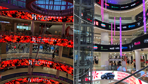 RGX Factory OEM/ODM Bienvenido Tira de pantalla LED a todo color personalizada Barras de supermercado Letreros de tienda Cartelera publicitaria - Product Image 4