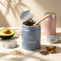 Boîtes en fer blanc de 400 ml de qualité alimentaire pour thé, épices et café, avec logo personnalisé, pour matcha, emballage métallique hermétique en fer blanc, vente en gros