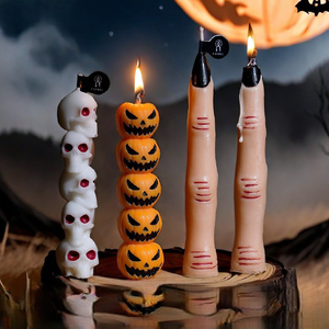 <span class=keywords><strong>Candele</strong></span> Ecologiche di Soia per <span class=keywords><strong>Halloween</strong></span>, Lunga Durata, Fatte a Mano, per Decorazioni Domestiche e Forniture per Feste a Tema <span class=keywords><strong>Halloween</strong></span> - Product Image 3