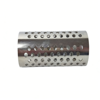 Cartouche filtrante perforée en acier inoxydable, épaisseur et taille personnalisées, panier de nettoyage pour électrodéposition industrielle, liquide chimique