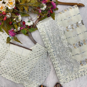 ชุดคอลเล็คชั่นผ้าส่าหรีแบบผ้าทอทอลายสวยงาม - Product Image 3