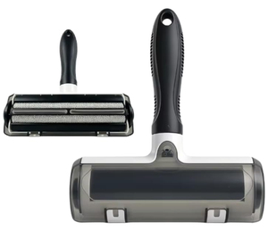 Brosse à poils pour animaux de compagnie réutilisable, facile à utiliser, écologique, auto-nettoyante, en ABS solide, avec poignée amovible, pour chiens et chats - Product Image 2