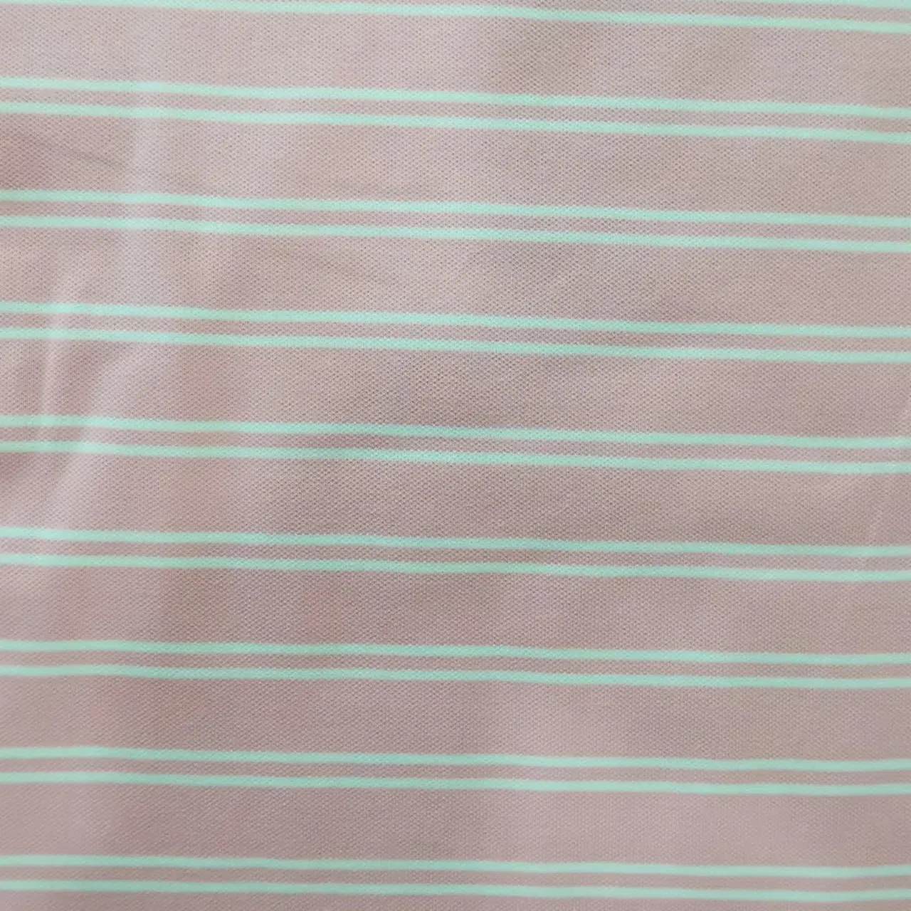Горячая Распродажа 100% хлопок двойная трикотажная пряжа окрашенная в цветную полоску Пике Поло ткань для футболки поло