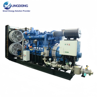 Groupe électrogène au biogaz super silencieux 500 kW, silencieux, 625 kVA, groupe électrogène à cabine, télécommande, démarrage et arrêt automatiques, YC6C935N-D30 pour élevage de porcs