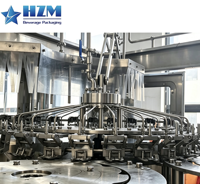Ligne de production automatique de remplissage d'eau en bouteille, machine de remplissage d'eau minérale en bouteille PET, machine de remplissage d'eau automatique