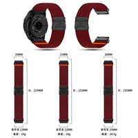 Tali Magnetik Nilon Elastis Lepas Cepat 20mm 22mm 26mm untuk Jam Tangan Garmin