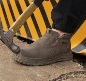 JIANKUN-Zapato <span class=keywords><strong>de</strong></span> seguridad industrial para hombres, calzado <span class=keywords><strong>de</strong></span> seguridad con punta <span class=keywords><strong>de</strong></span> acero, certificado CE, antiperforación, antigolpes, antiestático - Product Image 5