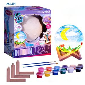 Kit de <span class=keywords><strong>Pintura</strong></span> de Luz Nocturna DIY AiJH, Manualidades, Juego de Luces Nocturnas con Diseño de Luna Dibujada a Mano para Niñas y Niños - Product Image 1