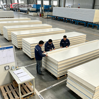 Panneaux de chambre froide walk-in en sandwich d'acier pour kit de conteneur congélateur industriel