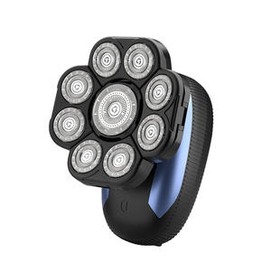 Tondeuses à tête chauve rechargeables Rasoirs électriques pour hommes Kit de toilettage Rasoir étanche Tondeuse à cheveux sans fil humide/sec - Product Image 5