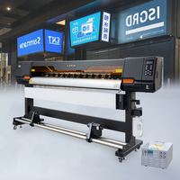 Impresora UV Rollo a Rollo de 1.8m con Cabezal Xp600 para Plóter de Lonas, Máquina de Impresión Flexográfica UV, Impresora de Adhesivos y Vinilos