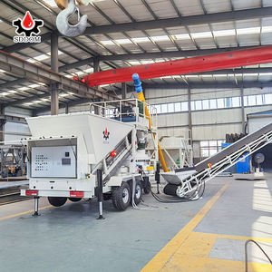 Pas besoin d'installation, centrale à béton mobile entièrement automatique 10-50m3/h, prix compétitif - Product Image 3