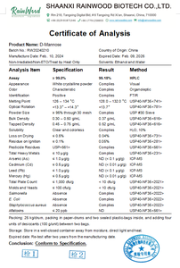 최고 품질 순수 D 만코 분말 식품 보충제 d-만코 가격 - Product Image 2