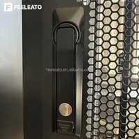 Rak Server Jaringan Pintu Kaca Tempered Lapis Bubuk Baja SPCC 42U 19 Inci Perlindungan IP20 untuk Ruang Komputer, Pasokan Pabrik