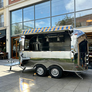 Carrito de Cocina Móvil, Remolque para Comida Rápida, Ahumador de BBQ, Remolque para Café, Camión Totalmente Equipado de Acero Inoxidable - Product Image 1