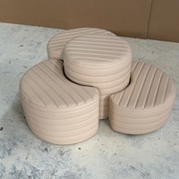 Canapé d'angle moderne en cuir PU marron avec rembourrage en éponge pour salon, appartement, hôtel