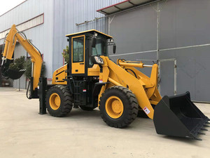 รถขุดตักดินขนาดเล็ก 4x4 แบบมีล้อ รถตักหน้าอเนกประสงค์สำหรับงานก่อสร้าง - Product Image 2