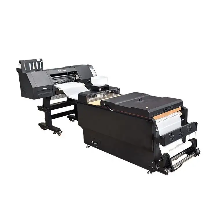 I3200 Printheads Shake Powder Drying 4 Head Dtf Printer 24 Inch Dtf Printer 60cm Printing Machine