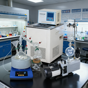 Extracteur <span class=keywords><strong>de</strong></span> laboratoire Distillateur 5l Unité à trajet court Équipement <span class=keywords><strong>de</strong></span> distillation d'huiles essentielles moléculaires - Product Image 2