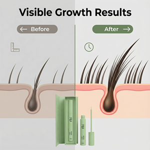 Suero para el Crecimiento de Pestañas Vegano, Natural, Orgánico, Hidratante, Resistente al Agua, Color Rosa, 3 ml, Prolonga las Pestañas - Product Image 4