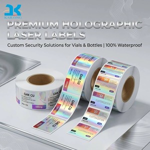 Custom Waterproof BOPP Vinyl Peptide Vial Stickers for 3ml/5ml/10ml/30ml Peptide Powder Glass Vials <strong>Pharmaceutical</strong> <strong>Packaging</strong> - Product Image 1